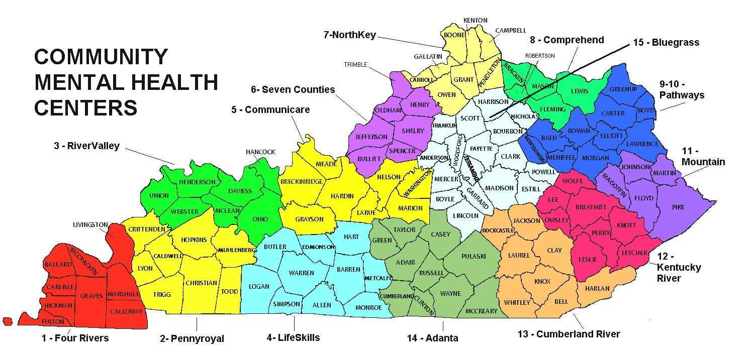 Last region. Ky Kentucky in Map.